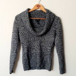 NY&C Wool Blend Cowl Neck Pullover Sweater Medium